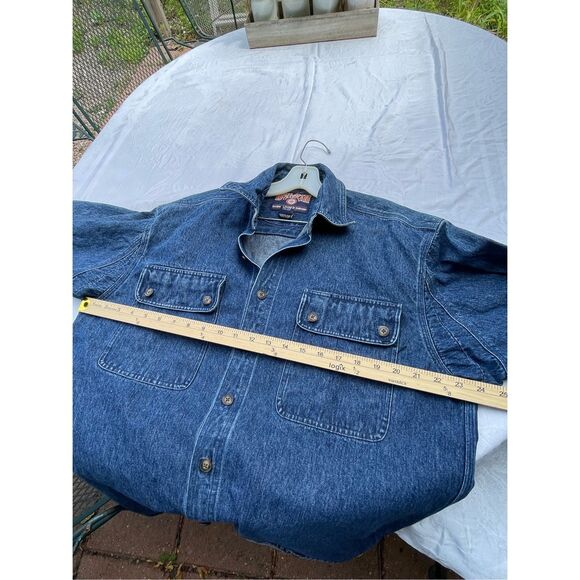 Vintage Duluth Trading Co. size L heavy 100% cotton made in Hong Kong. - Picture 6 of 10